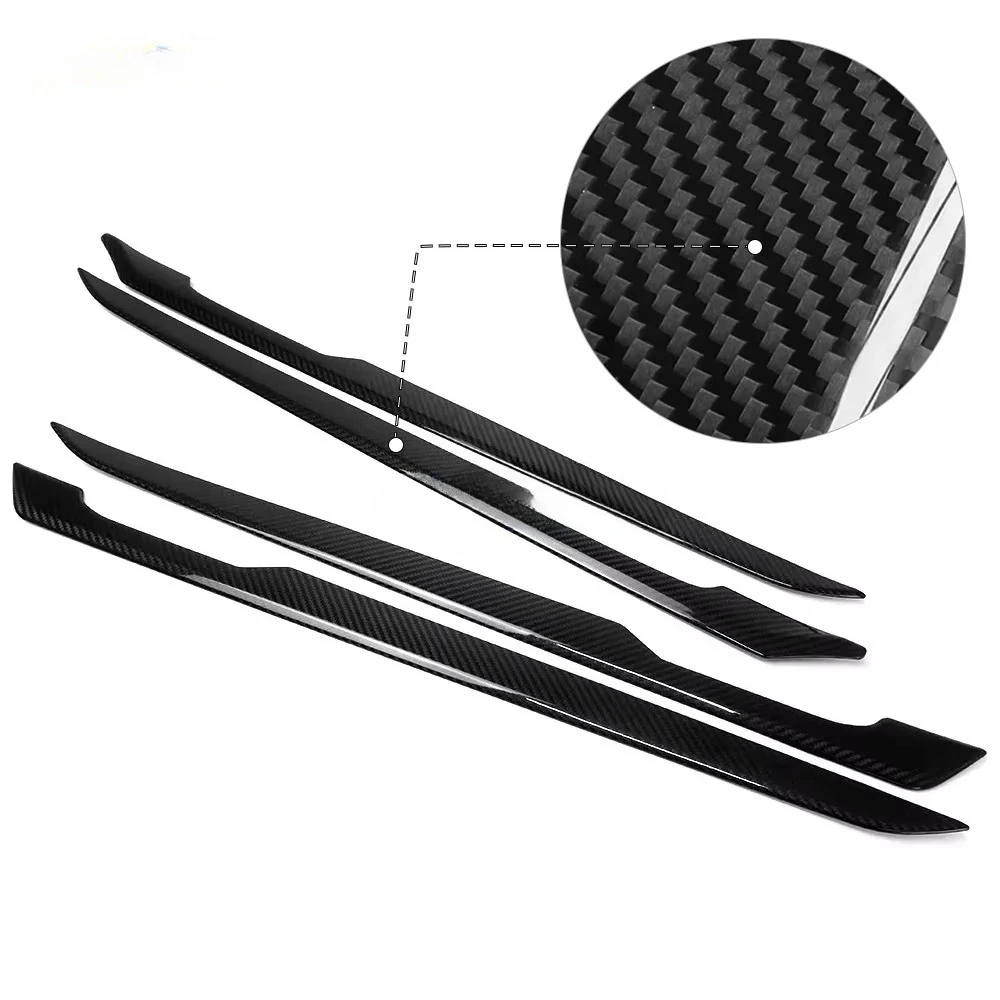 

Line 2020 2021 2022 Dry Carbon Fiber Door Panel Cover Decorative Car Interior Accessories