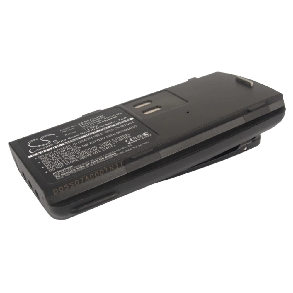 High-Performance Ni-MH Two-Way Radio Battery for Motorola | 7.5V, 1800mAh | Works with GP2000, GP2000S, SP66, GP2100, CP125