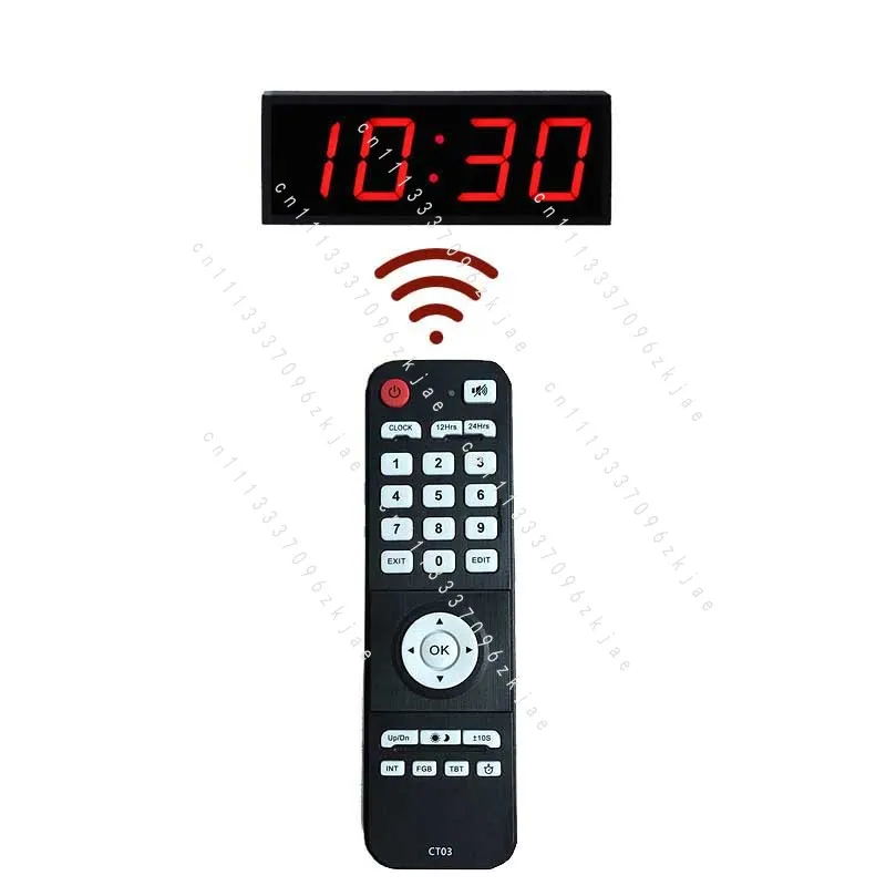 Digital Gym Fitness Timer Remote Controller Widely Used in Led Clocks