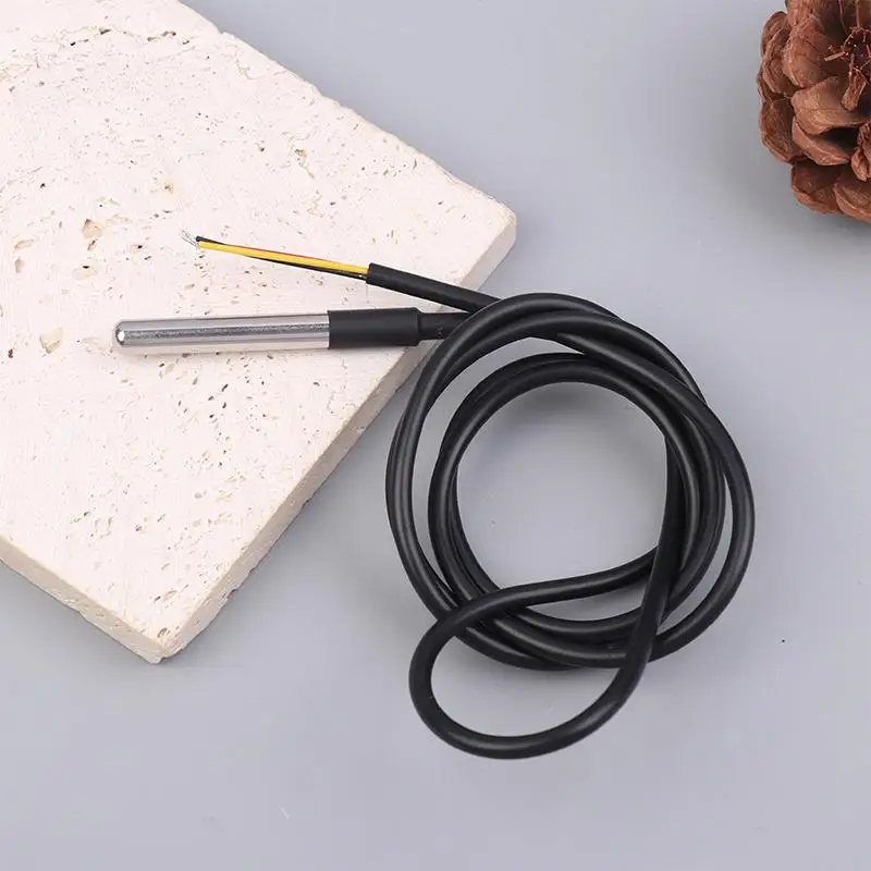 Водонепроницаемый датчик температуры DS18b20 из нержавеющей стали с кабелем длиной 1 м для Arduino