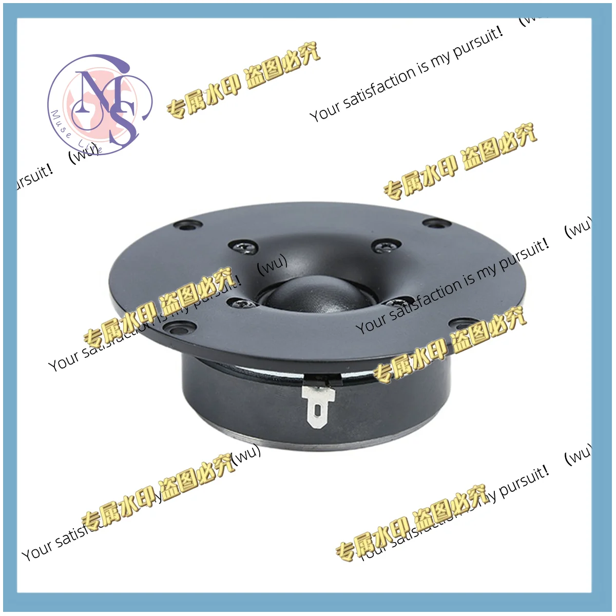 1Pcs 4 Inch Tweeter Speaker 8 Ohm 30-60W HIFI Speaker Silk Film Dome Audio Treble Speaker for Family Horn Broadcasting