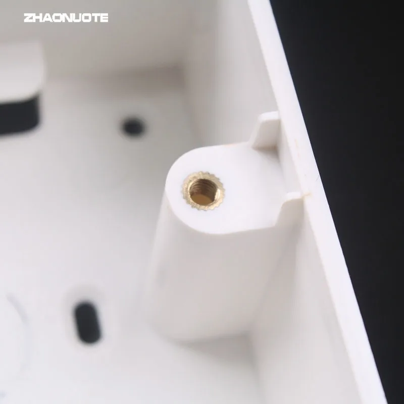 86 Type Universal Socket Switch Electrical Mounting Box Flame Retardant Wire Junction Boxes 86*86*40mm