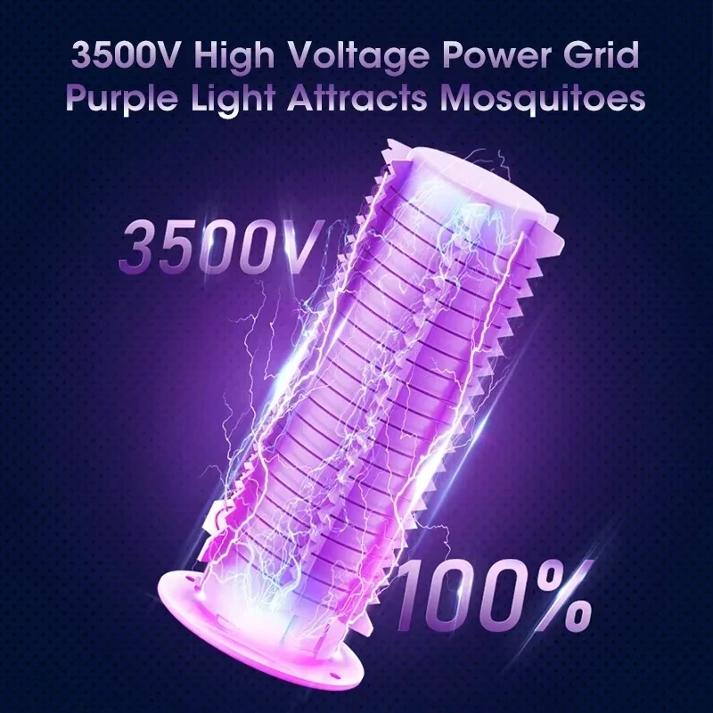 Efficient USB Powered UV Photocatalyst Mosquito Killer Lamp Electronic Insect Zapper Bug Trap for Home Office Indoor Use - view 6