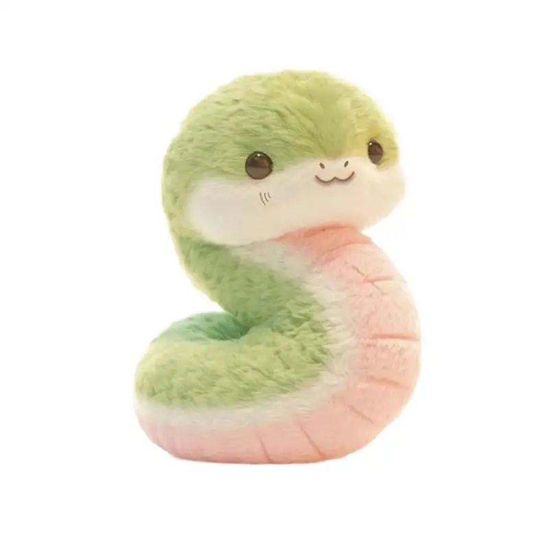 Snake Plushie Stuffed Animals Cartoon Snake Doll 9.8 Inch Soft Animal Snake Plush Toys KidsPlush Toy Pillows For Kids Adults