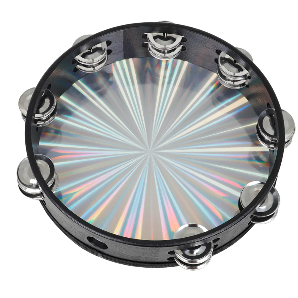 Tambour à main en bois, jouet Musical, peinture environnementale forte, voix claire et forte, beau polissage de couleur, empêche les rayures, 1 pièce