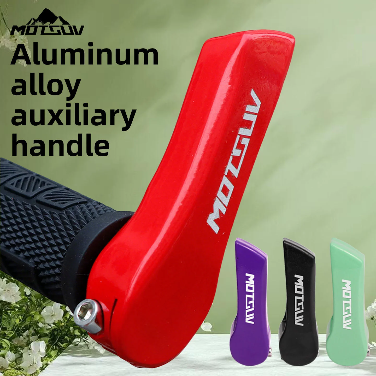 2 Pairs Alternate Hand Position Wrist Relief Bar Ends Aluminum Alloy Bicycle Handlebar Grip Mountain Bike Riding Accessories