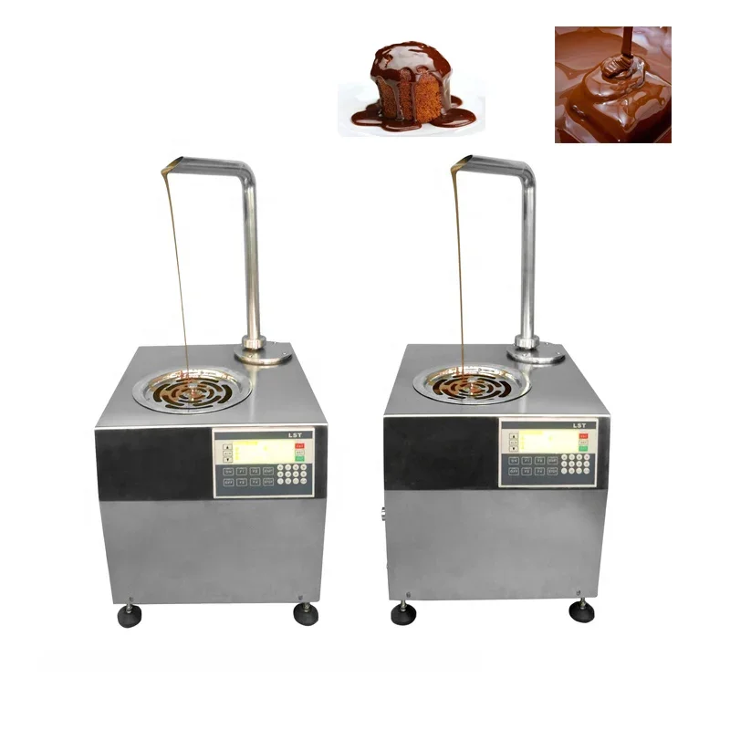 Automatic Hot Chocolate Machine Small Chocolate Tempering Spreading Machine chocolate dispenser