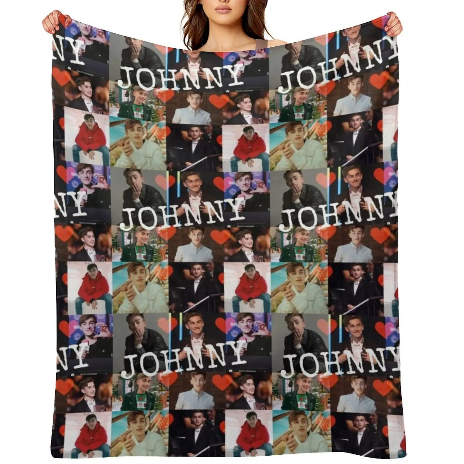 

Johnny orlando Throw Blanket Soft Beds decorative Travel Decorative Sofa Blankets