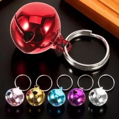 

6pcs Stainless Steel Dog Collar Bells Pet Accessories Cat Hanging Decorative Bell Pendant for Collars Durable Multi-Color Crisp