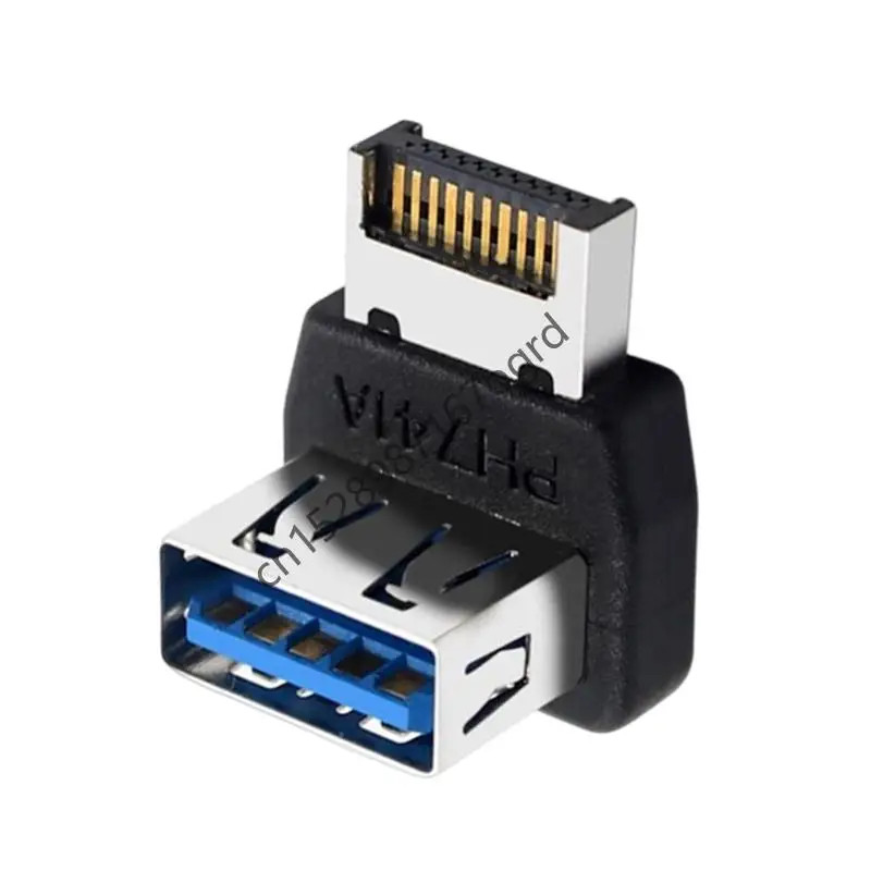 USB3.1 Type E -connector 90 graden Hanged elleboogomzetterkabel Splitter 634A