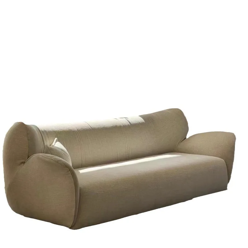 Sofa three-person wind bed and breakfast living room small apartment sofa