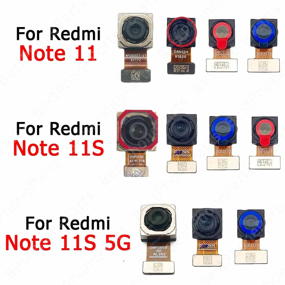 Rear Back Camera For Xiaomi Redmi Noe 11 11S 5G Backside Camera Module Flex Cable Replacement Mobile Phone Parts