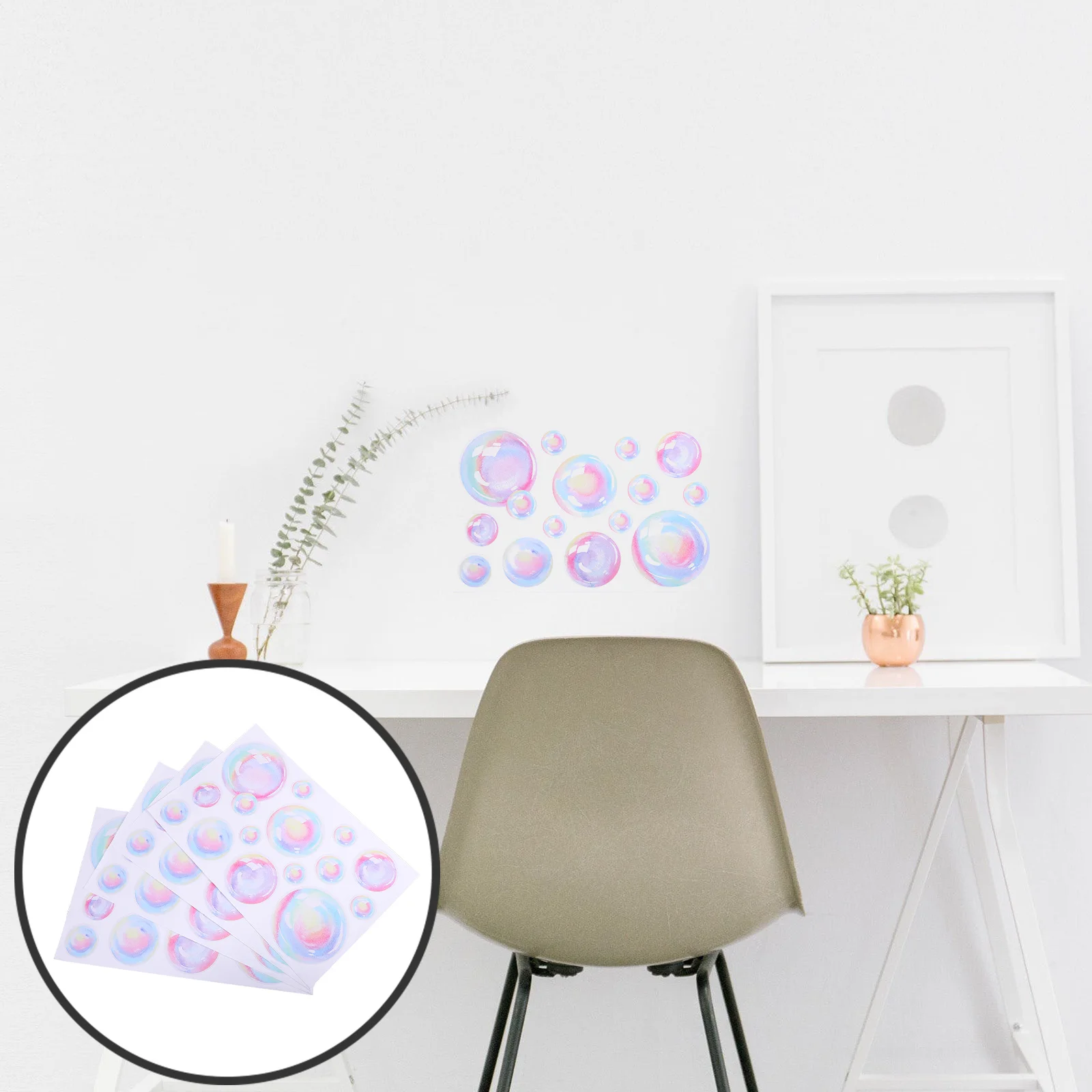 

Bubble Wall Stickers Watercolor Dot Art Decals For Bedroom Bathroom Living Room Teen Room Party Decor Family Home