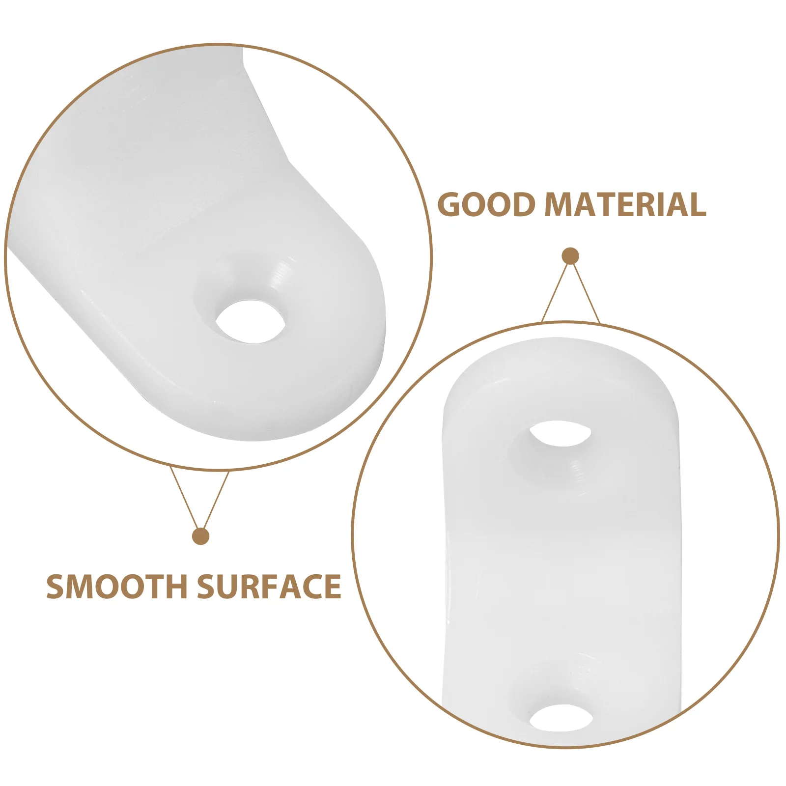 

100pcs Furniture Code Angle Brackets For Shelves Cabinet Hardware Thicken Support Corner Braces For Wood L Bracket Corner Shelf