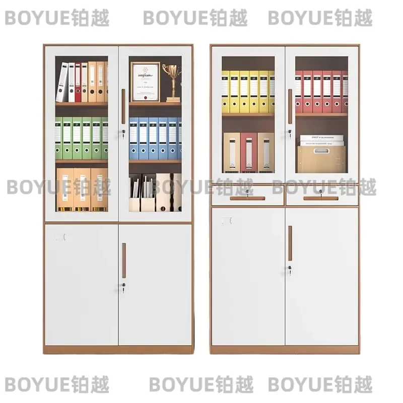 Steel Office File Cabinet with Lock Metal Storage Locker for Documents Data Certificates Iron Filing Cupboard Secure