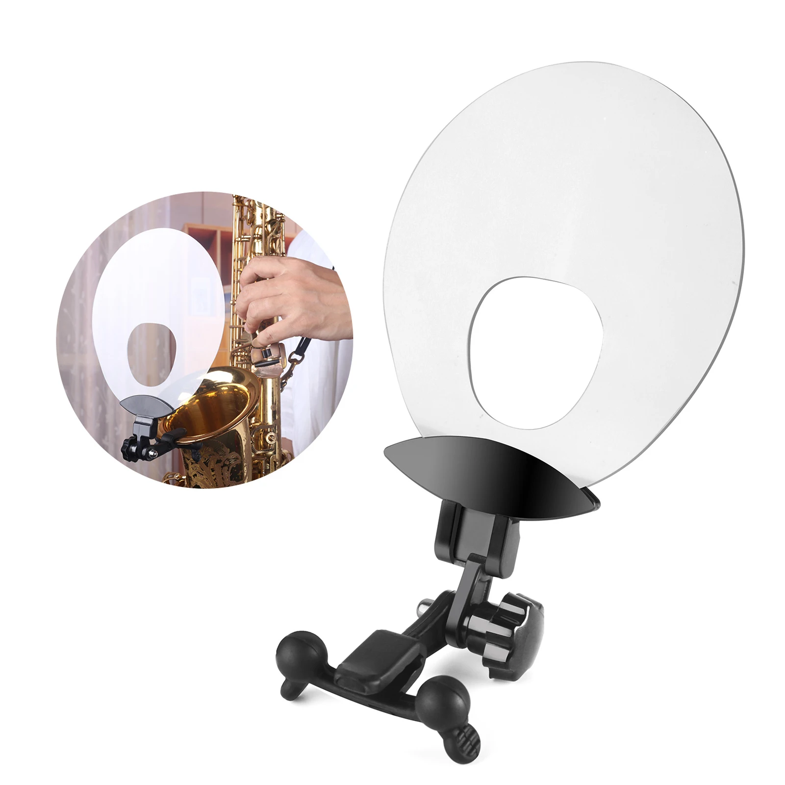 Saxophone harmonic board, weak tone + reflection, plastic material, transparent color