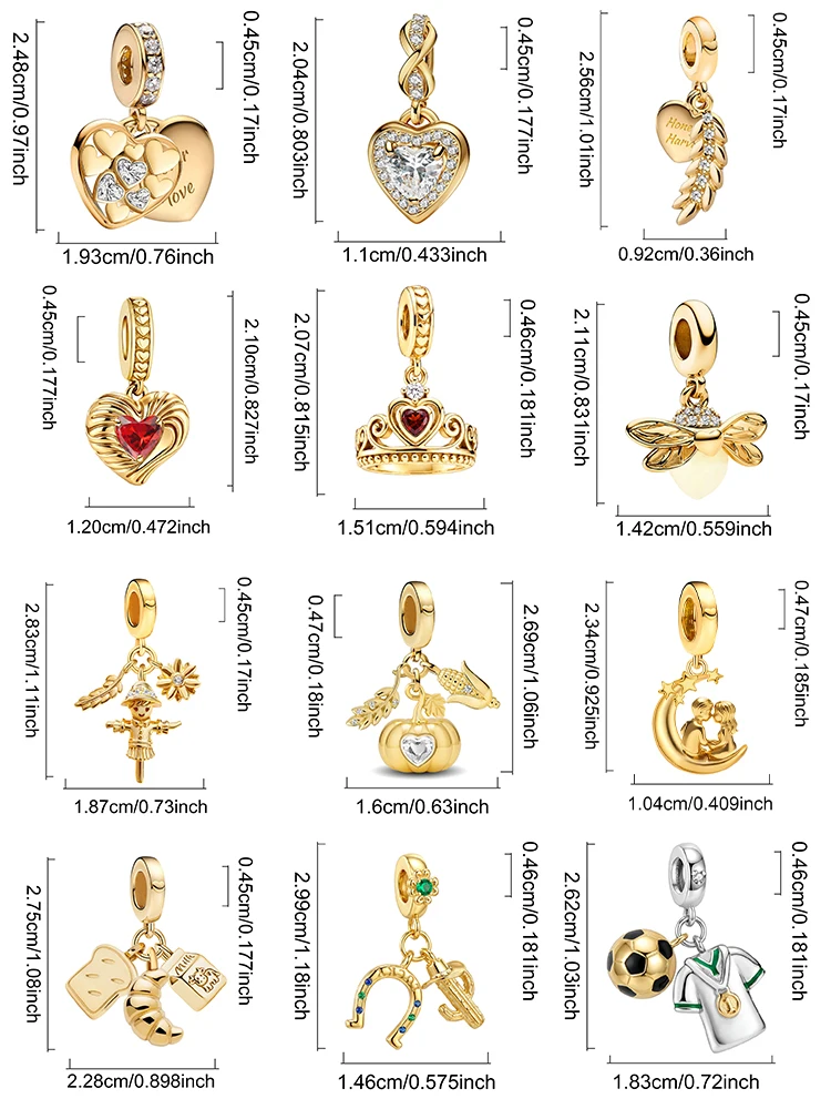 925 Sterling Silber Krone Löwe Goldene Serie Truck Holy Mother Bead Perle für DIY Armbandherstellung – Hochwertiges Schmuckgeschenk – Detail 3