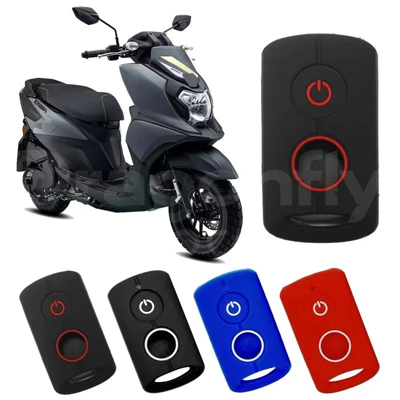 

For YAMAHA XMax 125 250 309 300 400 Tricity 2020 2021 2022 NMAX 125 Tmax Tech Max Silicone Remote Key Cover Case Key Keychain