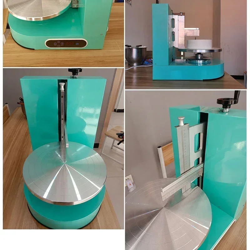 220 В электрическая 36 см круглая машина для нанесения крема для торта, наполнитель покрытия, машина для украшения крема для хлеба, разбрасыватель для сглаживания