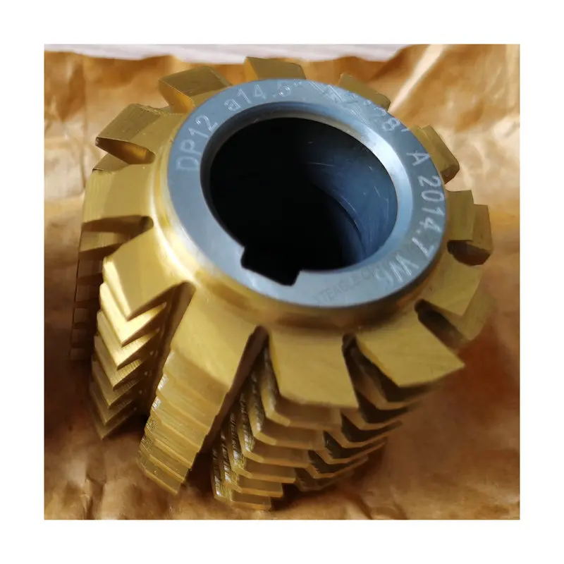 HSS DP10 DP11 DP12 DP14 DP16 DP18 DP20 DP22 22mm Hole Gear Hob Cutter PA14.5 degree, A Grade, Right Hand