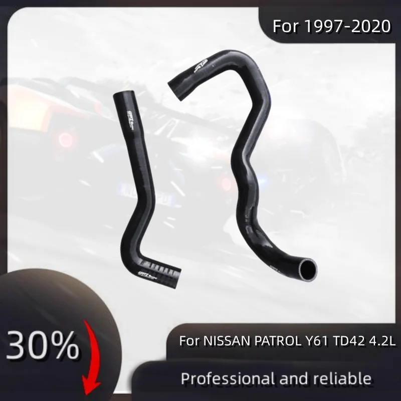 

For 1997-2020 NISSAN PATROL Y61 TD42 4.2L 1997-2020 Silicone Radiator Hose Pipe Tube Kit 1997 1998 1999 2000 2001 2002 2003 2004