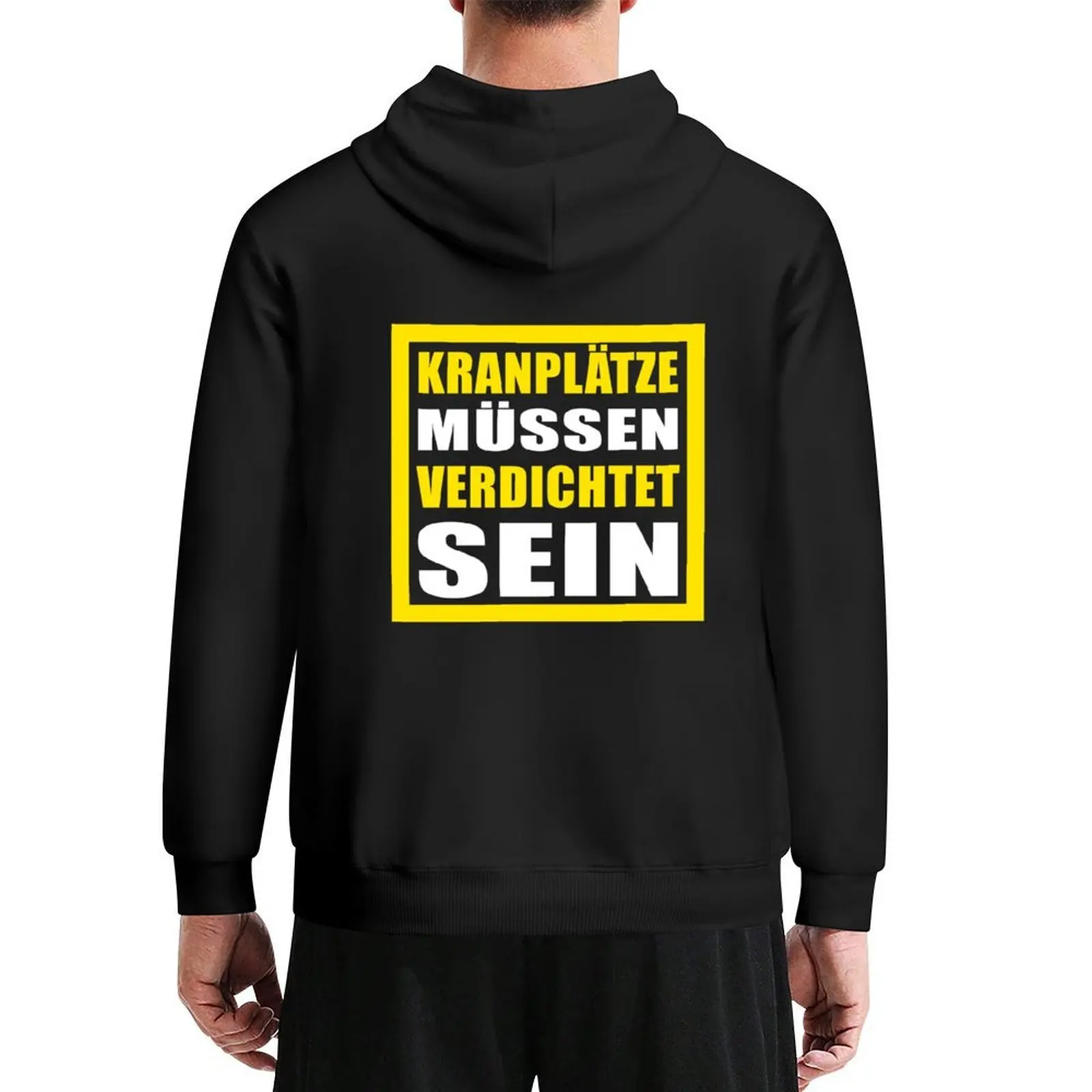 

Kranpltze müssen verdichtet sein Kranführer Ronny Hoodie clothes for men graphic t shirts men anime clothing autumn hoodie