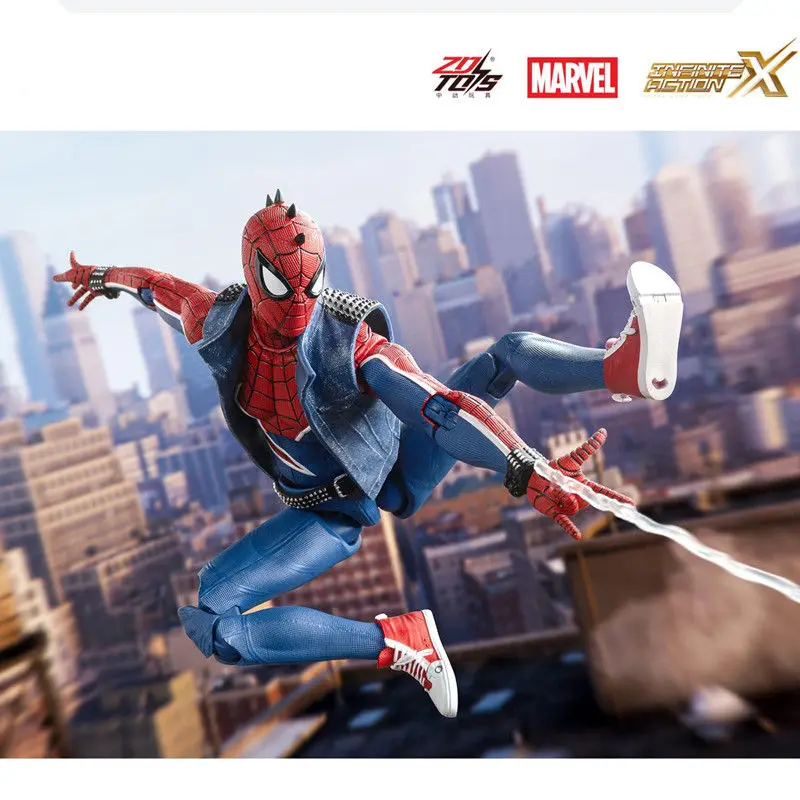 ZD Toys Spider-Man Brandneuer Day Miles Morales Spider-Man Scarlet Spider Hobie Brown ‌ Eisen-Spinnen ‌ Actionfiguren Spielzeugmodell Geschenk – Detail 13