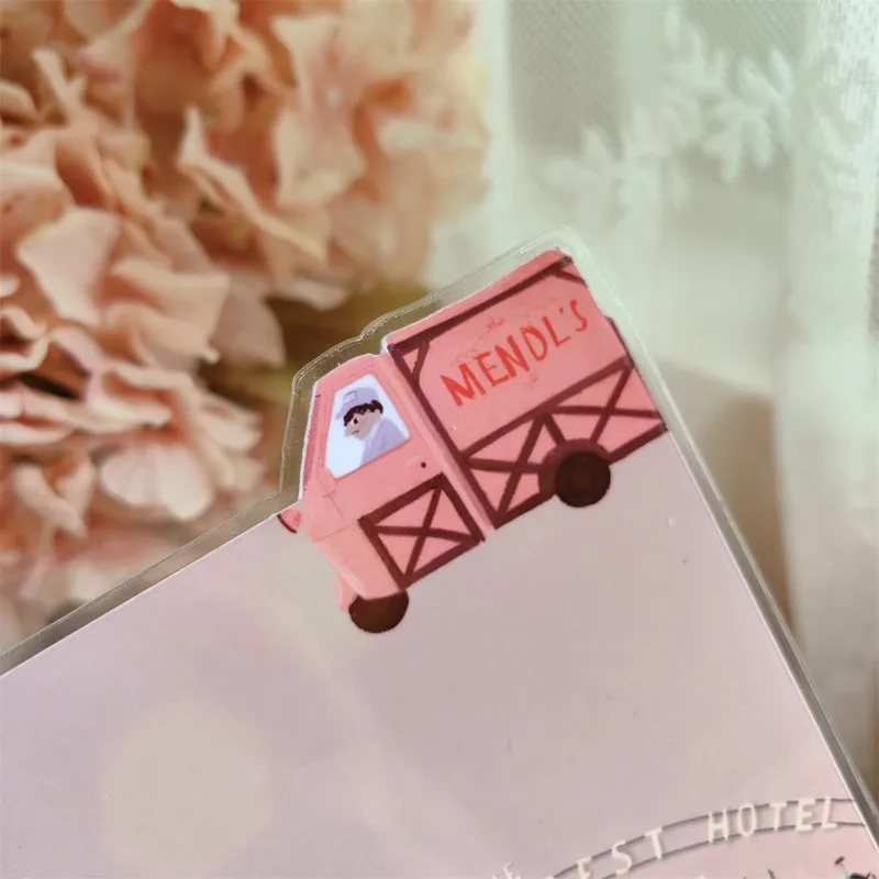 Plastic Loose-Leaf Book Index A6/A7 6 Holes Journal Accessories Kawaii Planner Notebook Index Seperator The Grand Budapest Hotel