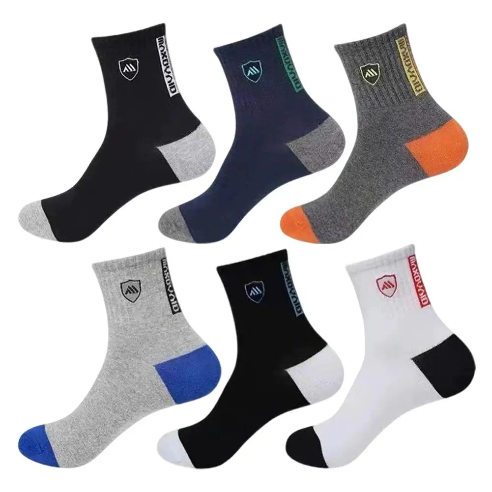 

5 пар классических мужских носков-унисекс для спорта, бега, баскетбола, с противоскользящим эффектом, дышащие, для активного отдыха