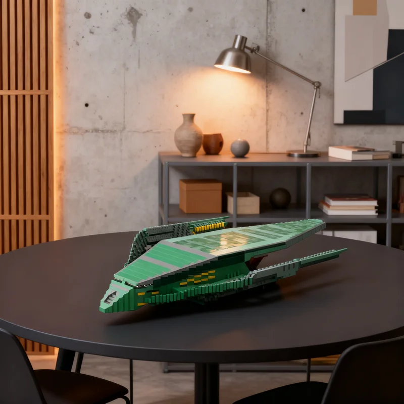 

7210pcs MOC Krill Destroyer Space Model Building Blocks Creative DIY Gift Display Decor Assemble Premium Adult Kids Desk Home