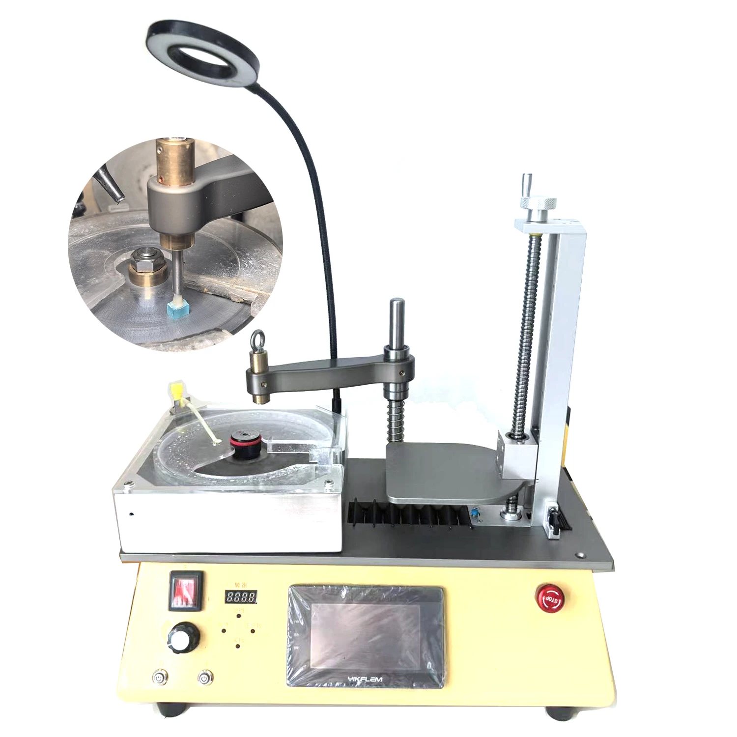 New Arrival Program 550W 6500RPM Metal Gem Faceting Machine for Stone Grinding Polishing and Diamond Cutting Machine