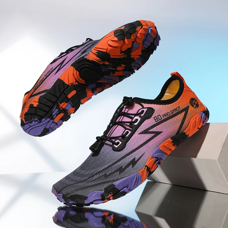 Swimming Shoes Men Beach Aqua Shoes Women Quick Dry Barefoot Upstream Surfing Slippers Hiking Water Shoes Wading Unisex Sneakers