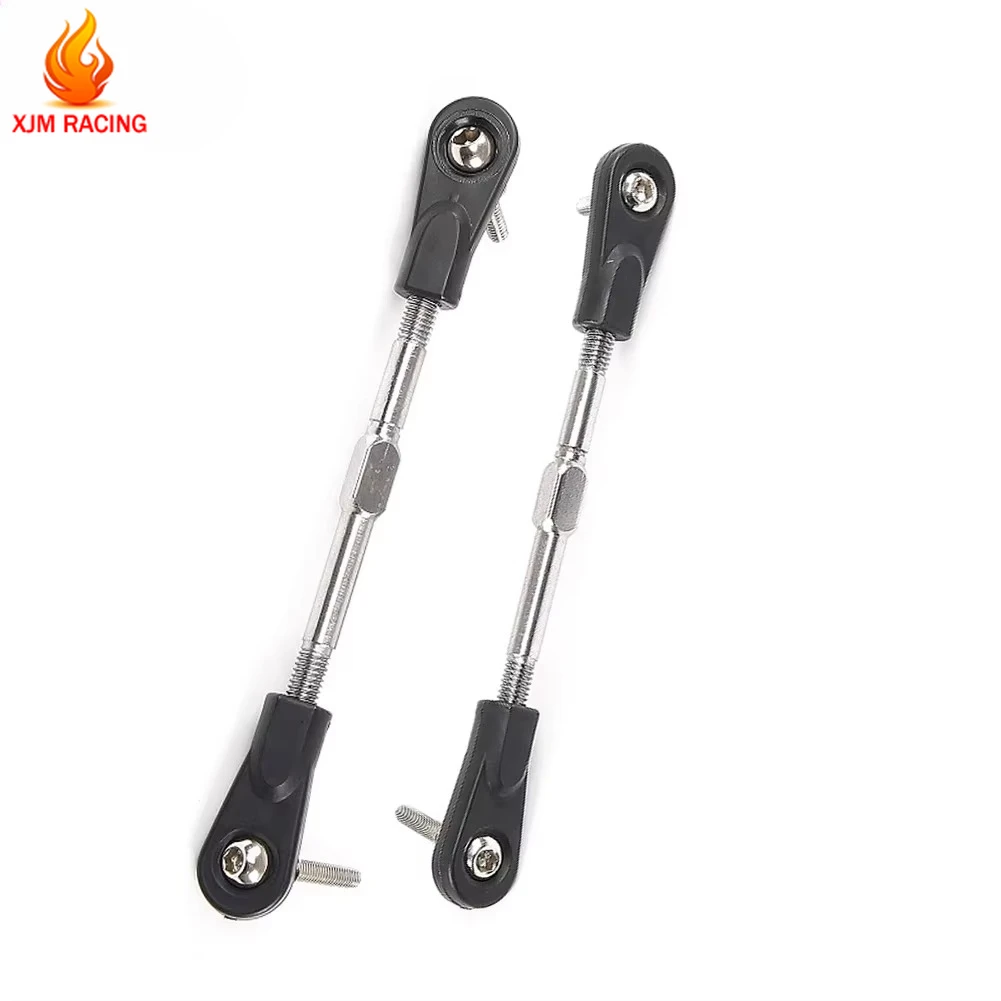 Metal symmetrical steering +plastic equipment compartment (Metal or Plastic Rod ) for 1/5 HPI ROFUN ROVAN KM BAJA Parts