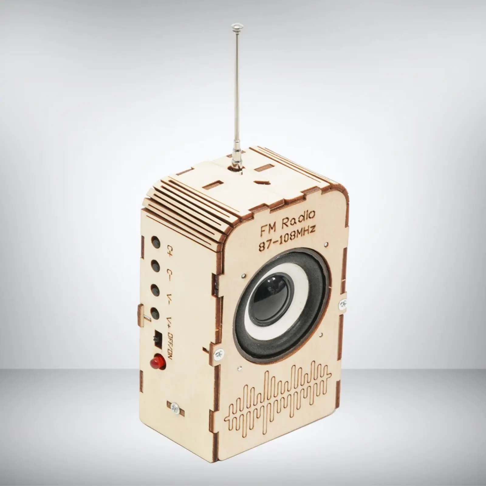 Modello Radio fai da te sussidi didattici in legno esperimento scientifico creativo modello Puzzle 3D per bambini adolescenti bambini ragazzo ragazze regalo di compleanno