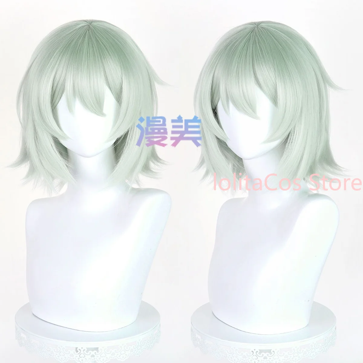 Yani Neko Sato Yani‑ko Cosplay Wig Special Slate Gray Hair Comic Con Prop Role Play Accessory Women Halloween Birthday Gift - view 2