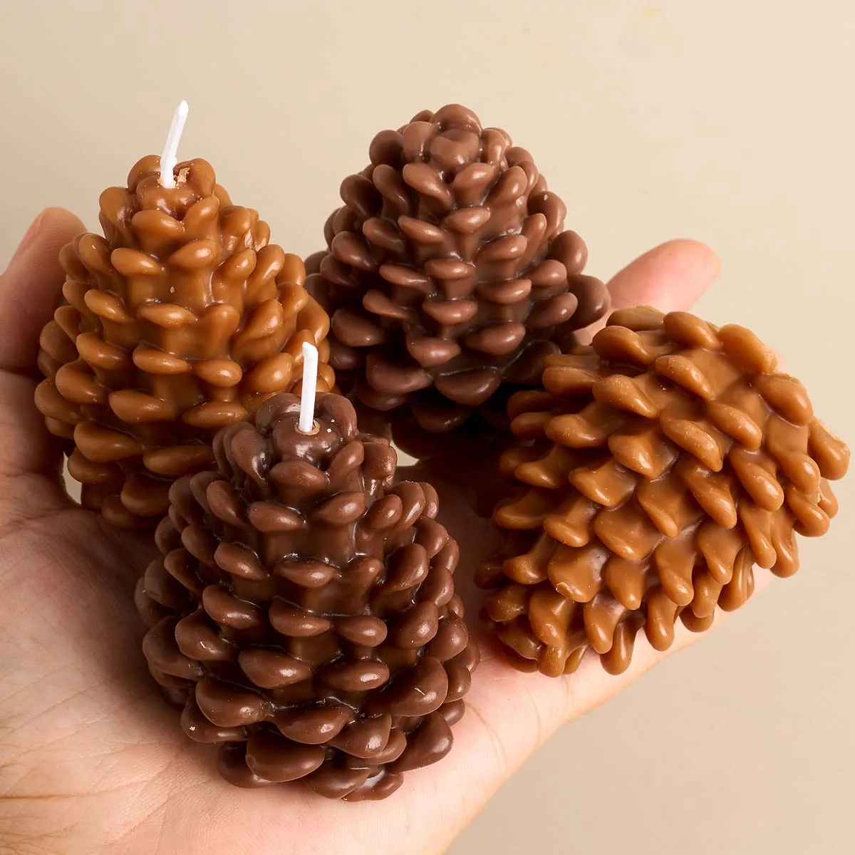 3D Pine Cone Silicone Mold - DIY Christmas Ornament Craft Tool, Soap Plaster Resin Casting Molds for Home Decor Gift Making - Image 5