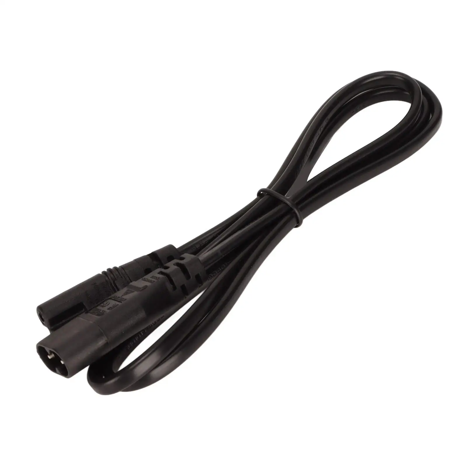 IEC 320 C8 to C7 Power Cable 3.3ft, 1500W 2.5A Heat-Resistant Waterproof Extension Cord for desk Lamps