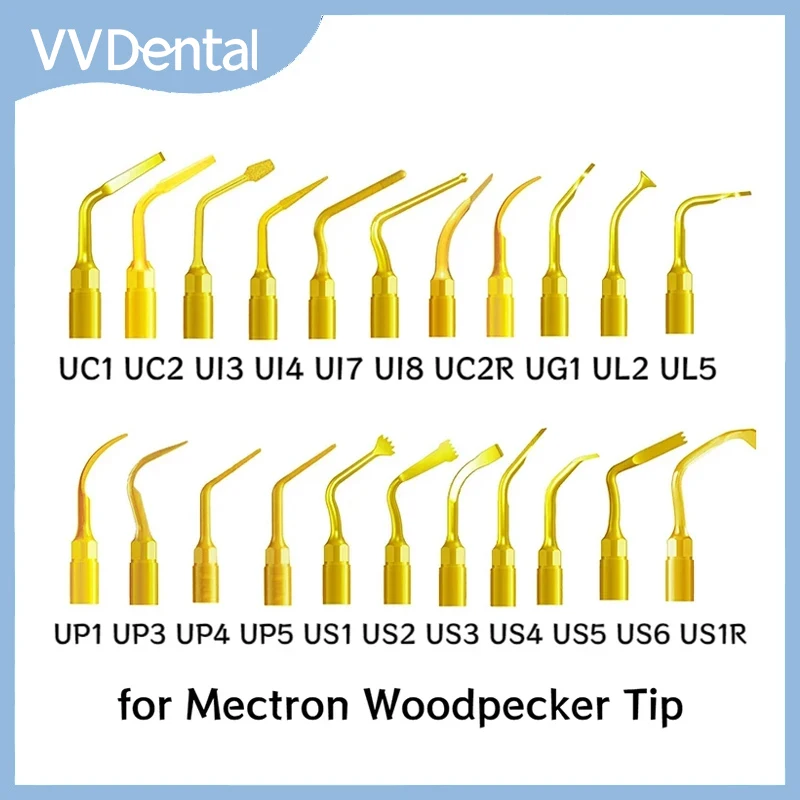 Dental Piezo Surgery Tip Fit Woodpecker Mectron Ultrasonic Bone Cutting/Implant/Sinus Lift/Scaling/Exelcymosis Tips Dental Tools