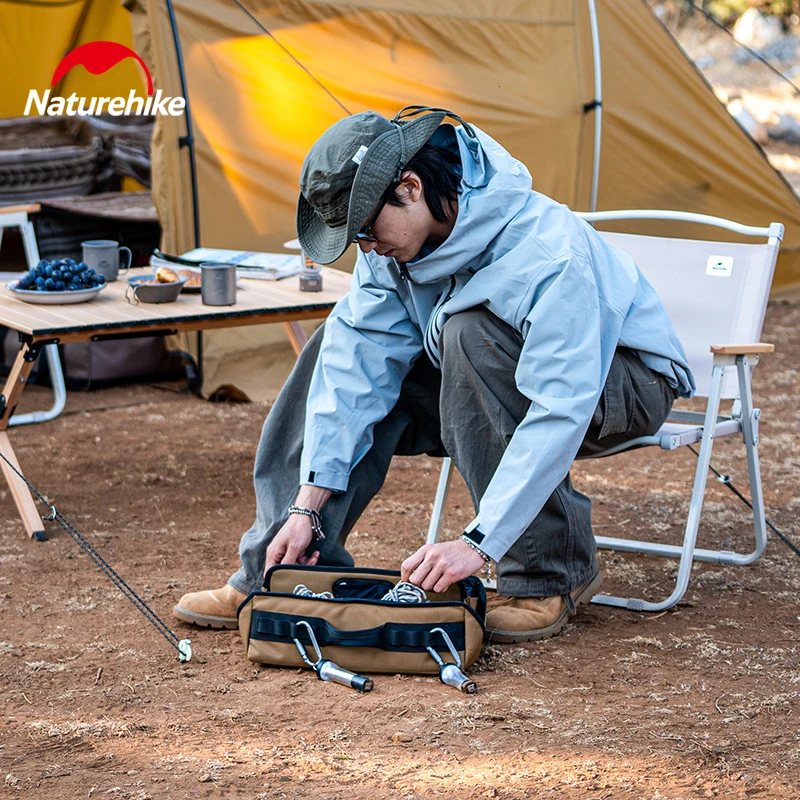 Imagem -06 - Naturehike Camping Tools Storage Bolsa Caixa de Acessórios Multifuncionais Dobrável Bolsas Portáteis Caixa de Ferramentas para Caminhadas ao ar Livre