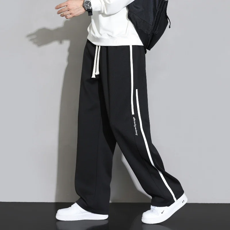 Prowow New Sweatpants Men Baggy Joggers Wide Leg Pants Neutral Breathable Loose Outdoor Trousers Fashion Design Jogging Pants