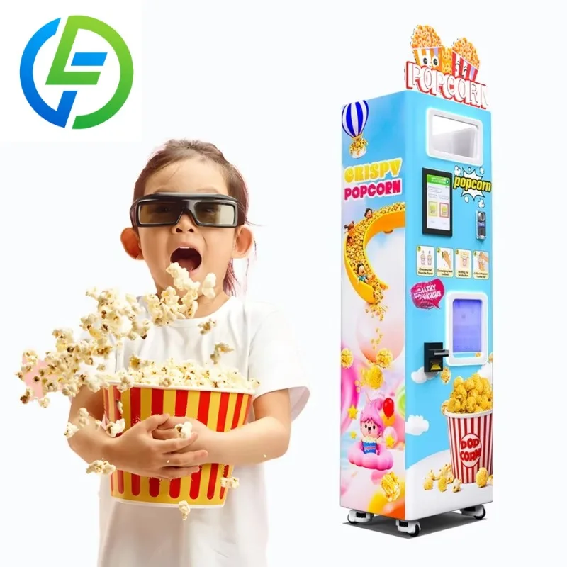Customized Popular Fully Automatic Pop Corn Machine Electric Popcorn Vending Machine Party Cinema Machine