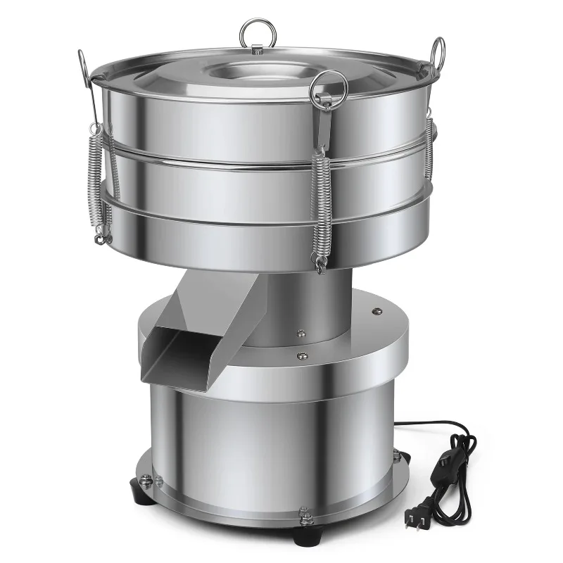 Φ30cm Electric Vibrating Sieve Stainless Steel Powder Screening Machine Sifter Shaker For Food/Medicine/Industrial Powder