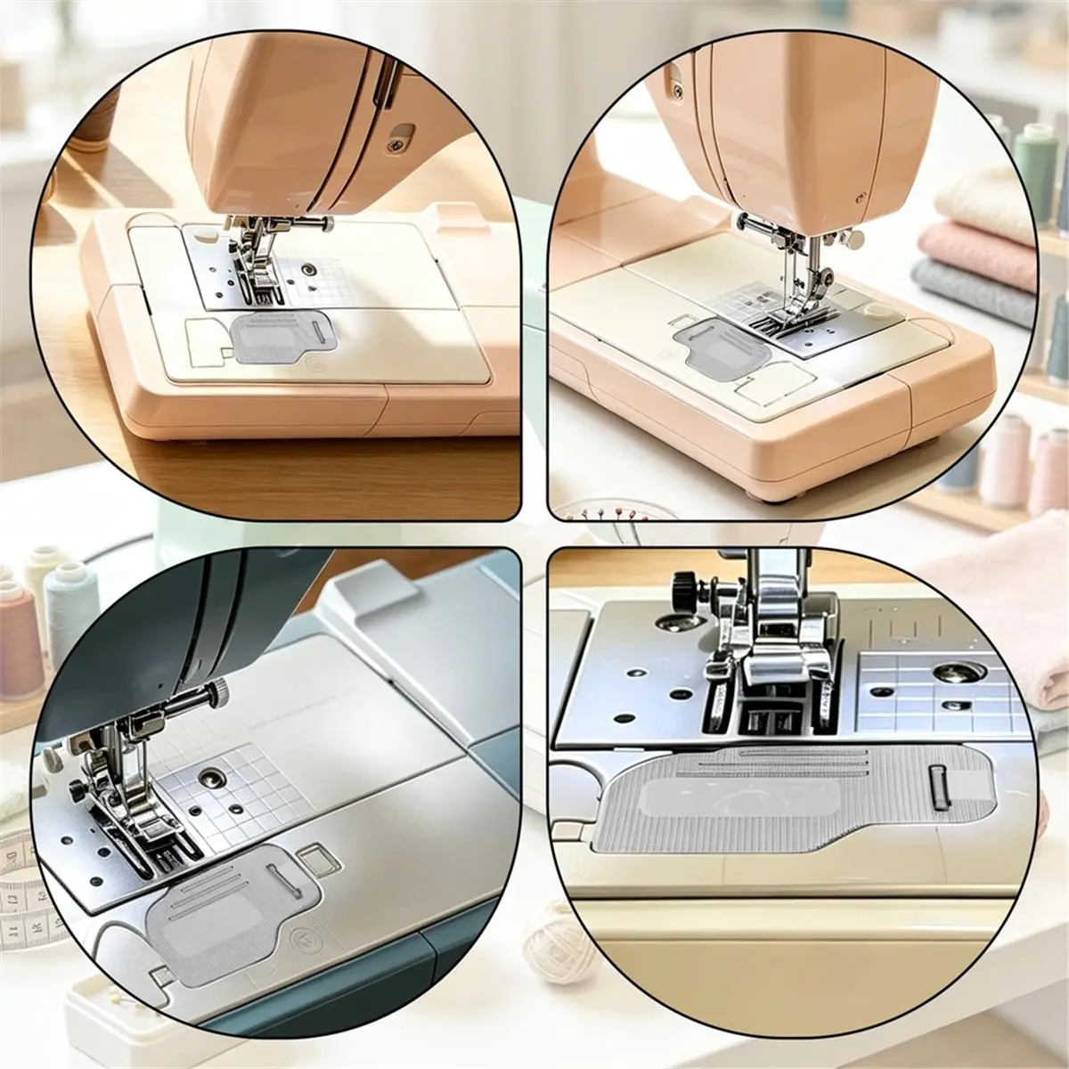 3pcs Bobbin Hook Cover Plates for Machines Bobbin Cover Slide Plate Replacement, NX2000 NX400 & More