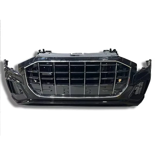 

The Front Bumper Assembly for Q8 Comes with a Grille Radiator Fan Parking Sensing Front Lip Body Cover Kit