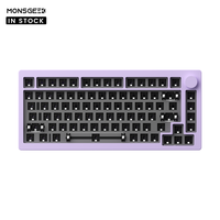 MonsGeek M1W V3 Mechanical Keyboard Barebone Kit Support VIA 75% 3/5 Pins USB Type-C/2.4g&BT Hot Swap RGB Gasket Mount Aluminum