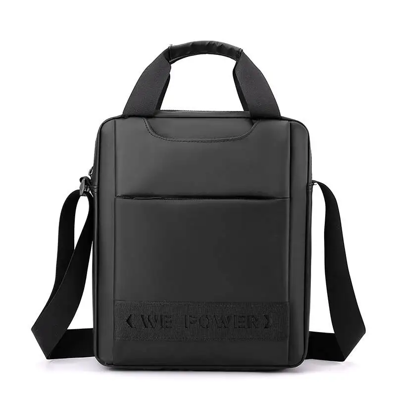 Men's Large Capacity Vertical Crossbody Tablet Document Business Handheld Shoulder Business Leisure Work Laptop Messenger