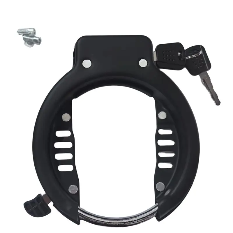NEW HOT In Stock-Secure Bicycle Frame Lock-Advanced Design With Keyed Access, Sleek Black Finish To Protect Wheels& F