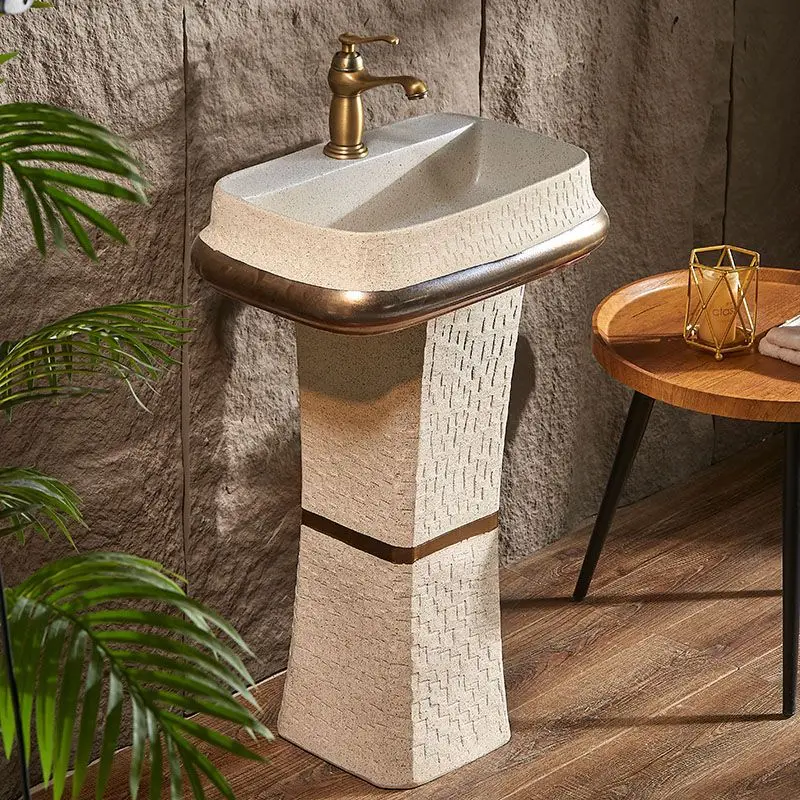 

Bathroom column basin courtyard retro washbasin wash basin outdoor washbasin