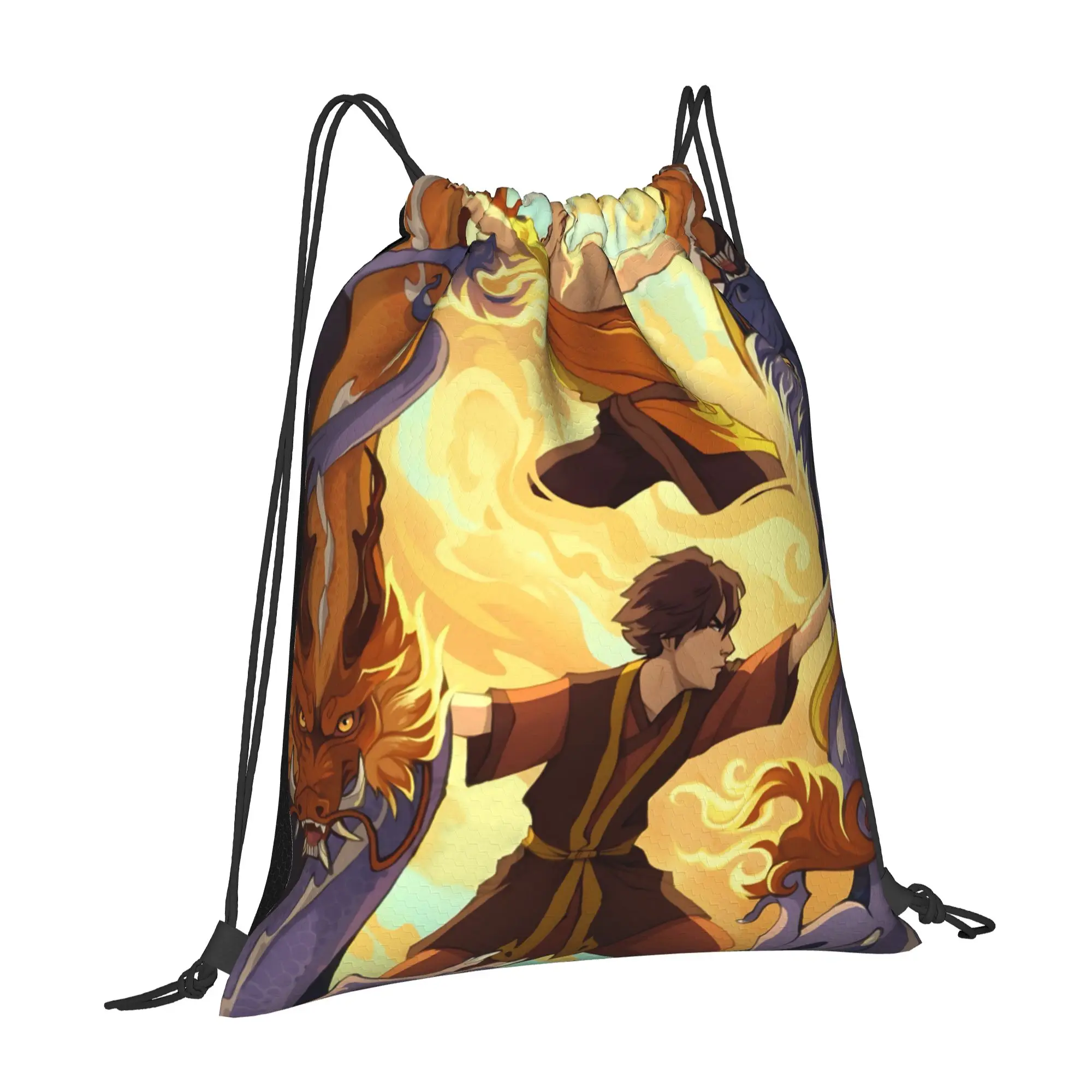 1 pc Dragon of the West Avatar The Last Airbender Drawstring Bags Shopping Unisex Storage Bag