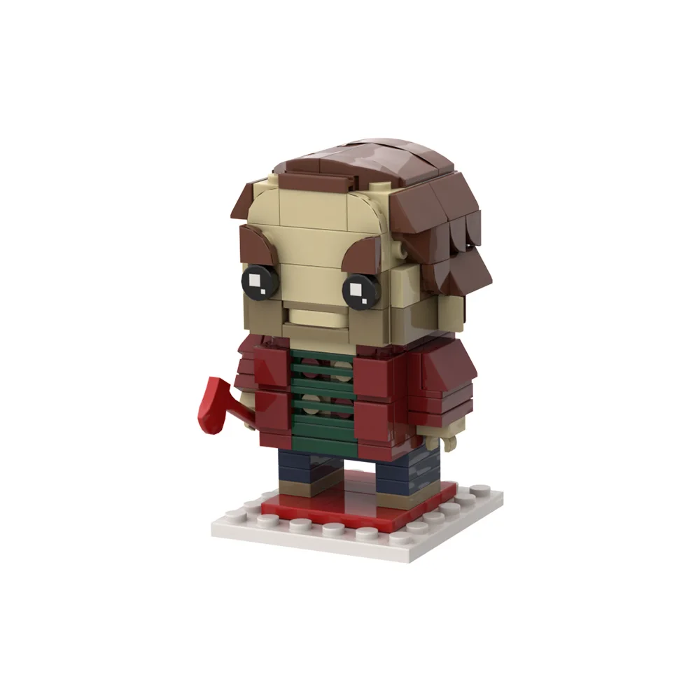 Moc filme de terror a figura brilhante brickheadzs modelo blocos de construção diy design atividade boneca montagem tijolos brinquedo crianças presente